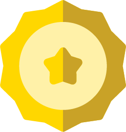 Badge client Or