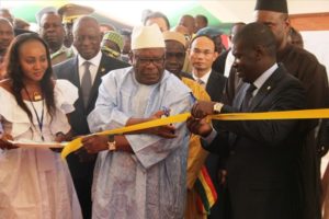 IBK inaugure le palais des sports de bamako